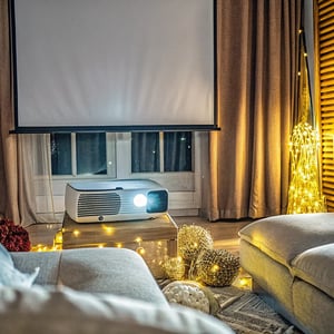 Make Any Room a Theater with a Portable Projector