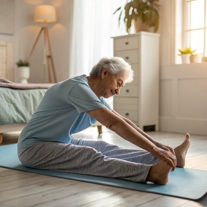 Over 60? This Bedtime Stretch Routine May Ease Stiff Joints